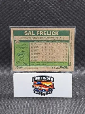 2026 Topps Heritage Chrome Blue Sparkle #195 Sal Frelick Milwaukee Brewers - Baseball Card Single