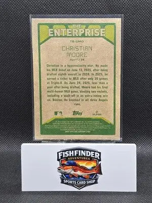 2026 Topps Heritage - The Enterprise Christian Moore #TE-CMO (RC) - Baseball Card Single