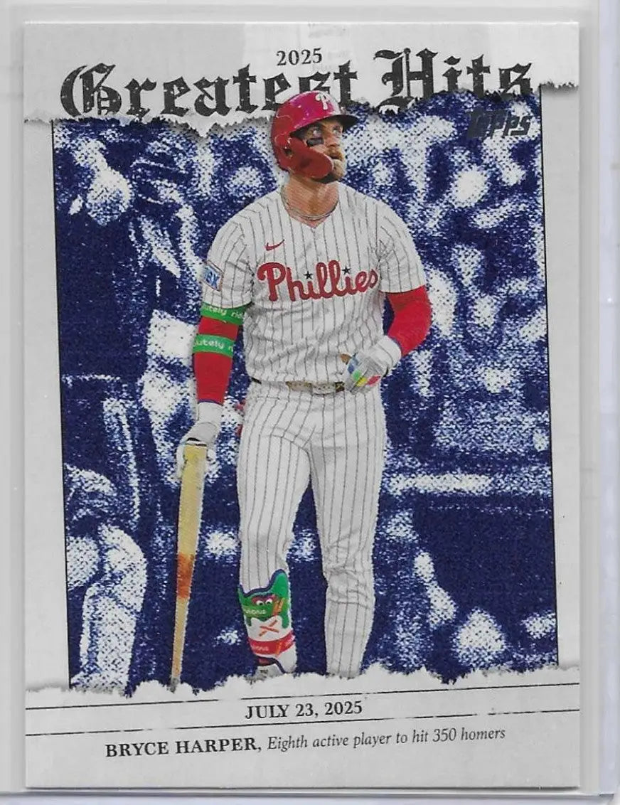 2026 Topps Series 1 Baseball - Bryce Harper GH-10 - 2025 Greatest Hits (A-24) - Baseball Card Single