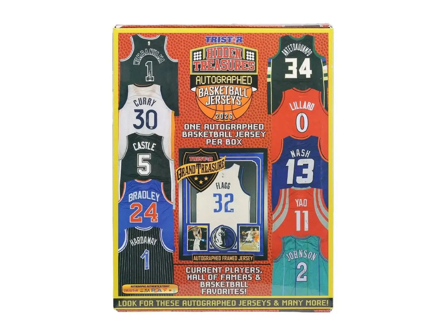 2026 TriStar Hidden Treasures Autographed Basketball Jersey Hobby Box | Columbia Sports Cards - Sports Memorabilia