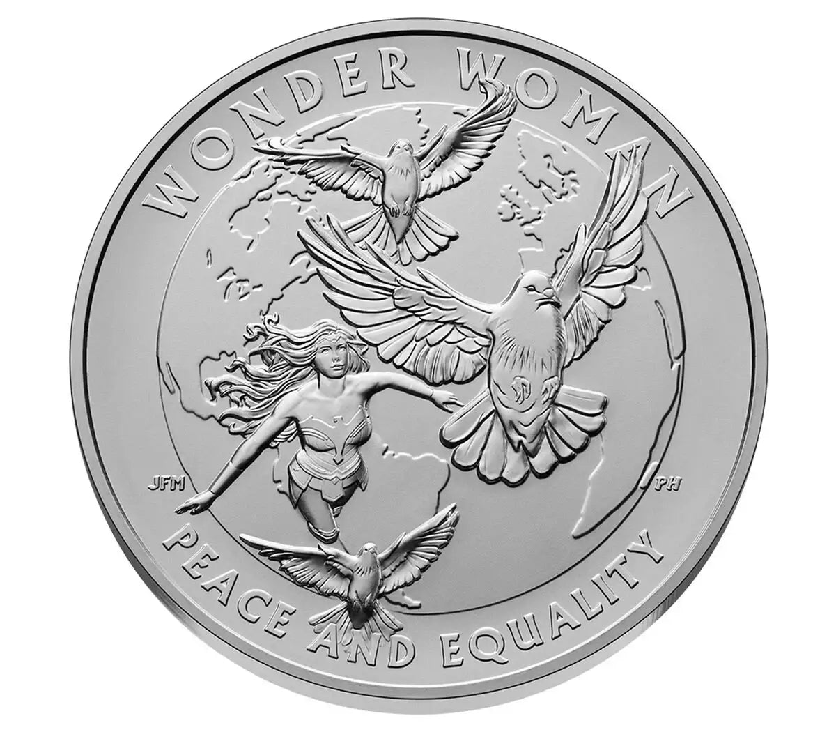 2026 US Mint Wonder Woman Comic Art One Ounce Silver Medal Coin - Coins & Currency