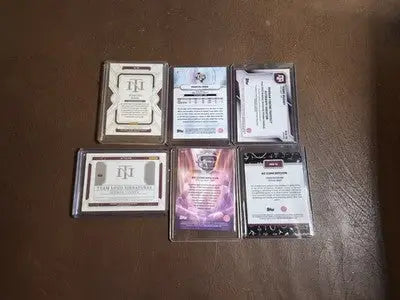 ’25 Bowman Chrome/Best ’25 NT Collegiate Texas A&M 6 Card Lot 2 autos - Baseball Card Single
