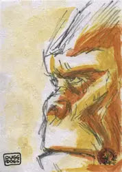 5finity JAM 2011 King Kong Sketch Card by Pugg Dogg - Non-Sports Card Single