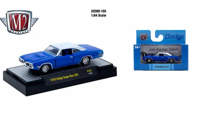 M2 Machines AutoThentics Rel 105 1:64 1970 Dodge Super Bee - Collectibles