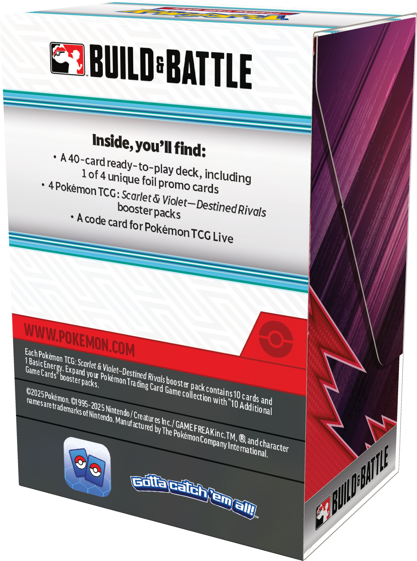 Pokemon Scarlet & Violet: Destined Rivals Build and Battle Box