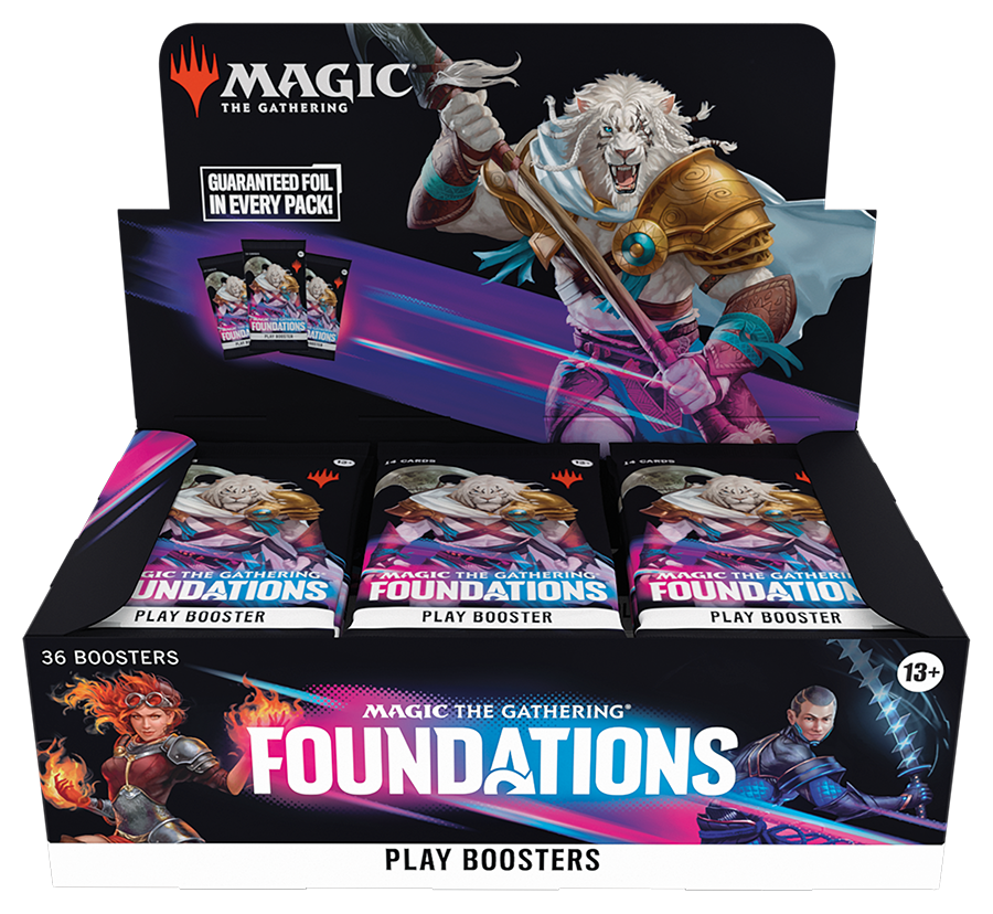 Magic: The Gathering MTG Foundations - Play Booster Display