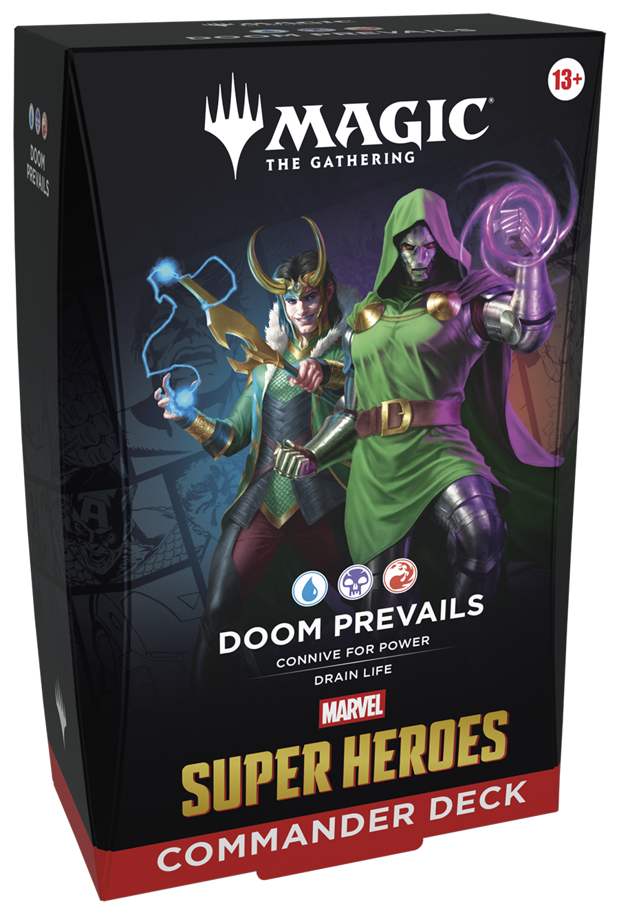 2026 Wizards Magic MTG Marvel Super Heroes Commander Deck Case
