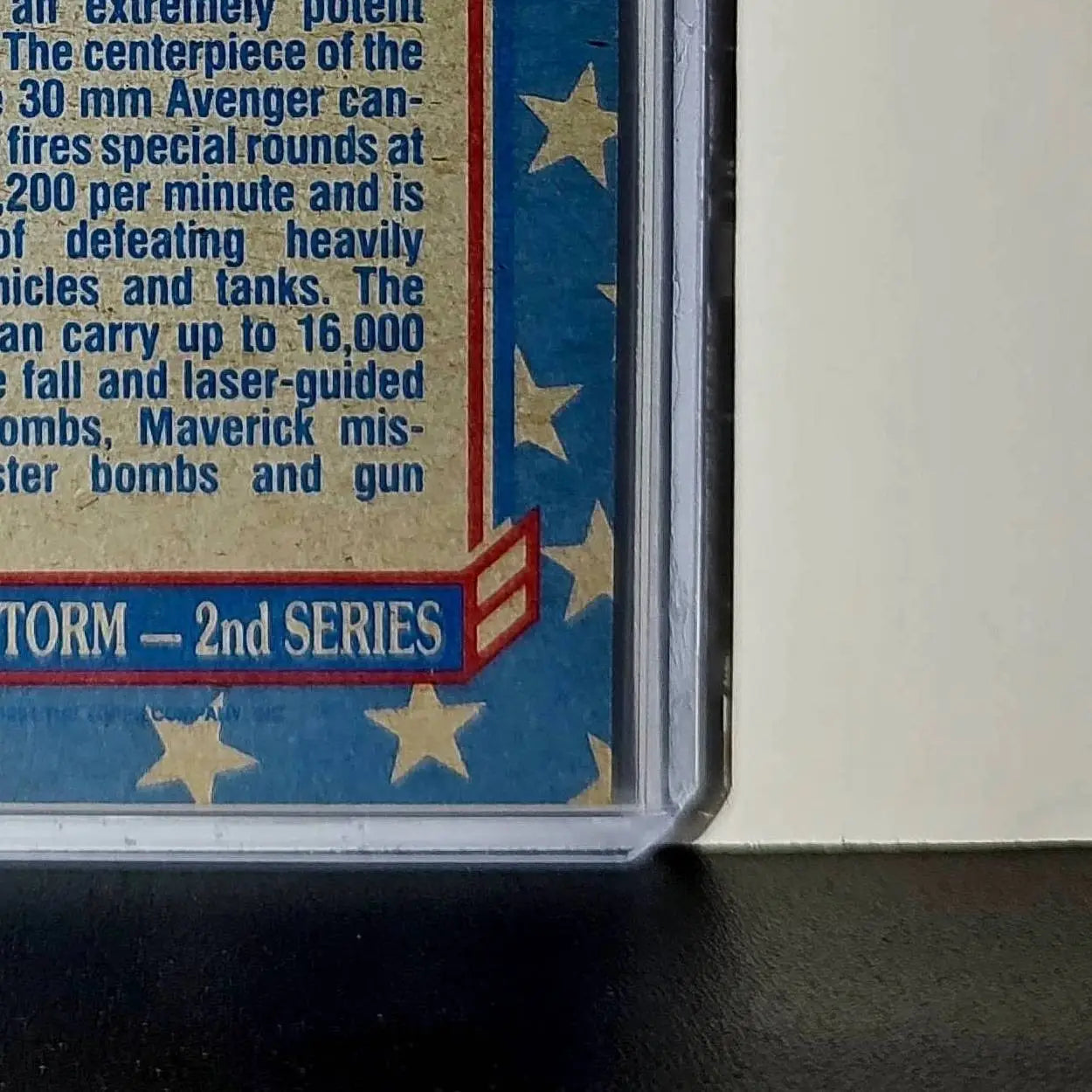 A-10 Warthog 1991 Topps Desert Storm #118 Card
