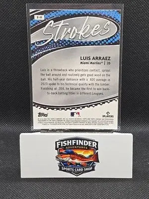 2024 Topps Chrome - Strokes Luis Arraez #S-11 - Baseball Card Single