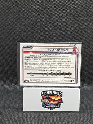 2021 Bowman Chrome Draft Sapphire Edition - Sam Bachman #BDC-196 (RC) - Baseball Card Single