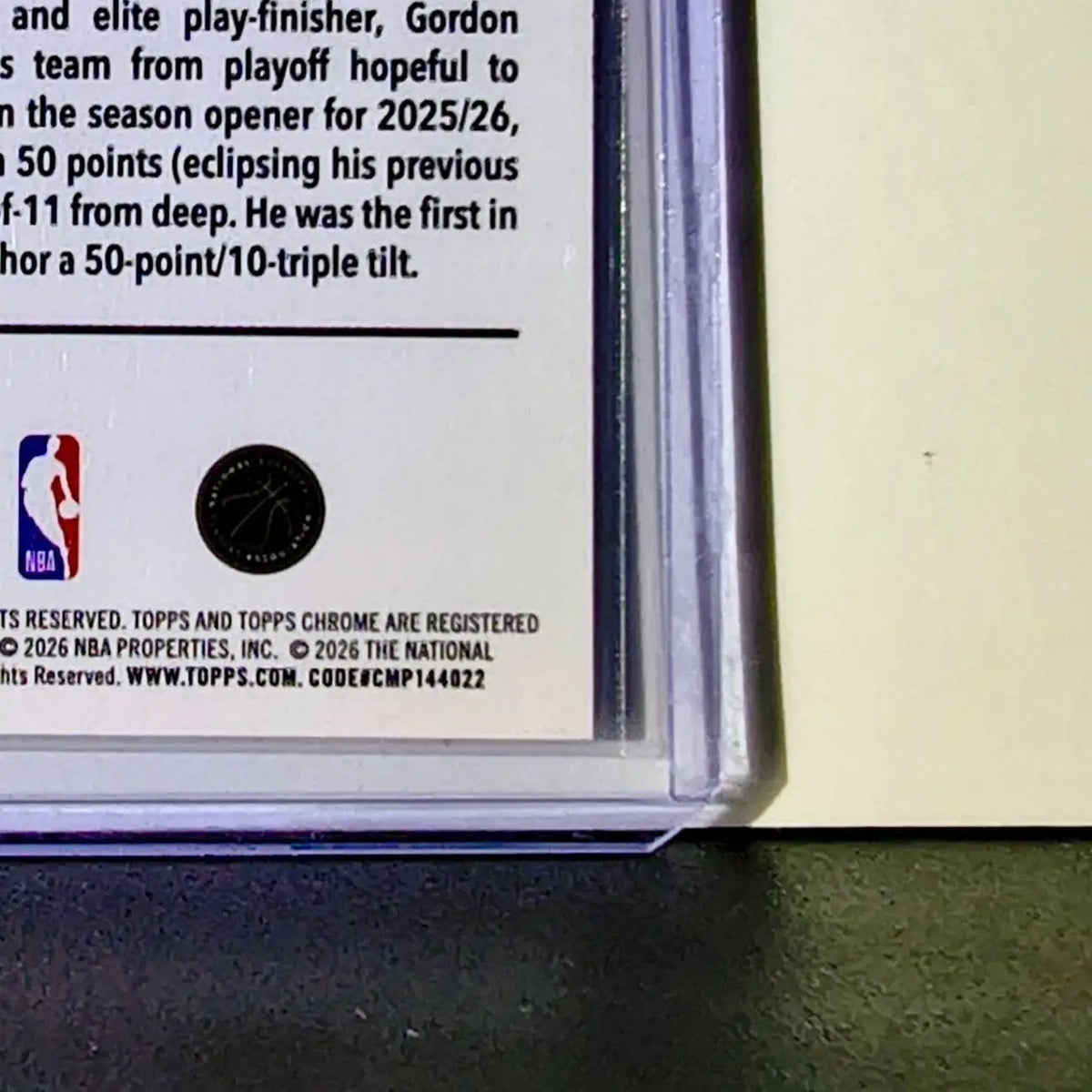 Aaron Gordon 2025-26 NBA Topps Chrome Update Refractor #45 Card Denver Nuggets - Basketball Card Single