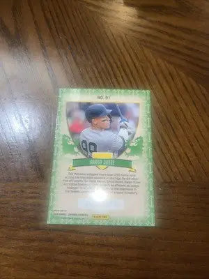 Aaron Judge 2024 Panini Crusade Prizm baseball trading card featuring New York Yankees