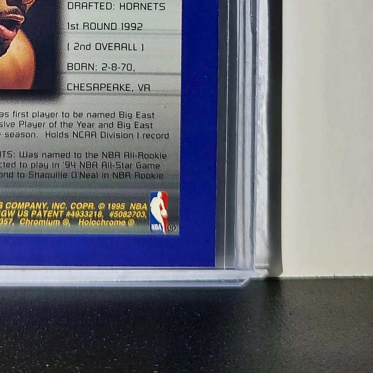Alonzo Mourning 1994-95 Topps Finest #230 Collegiate Best - Basketball Card Single