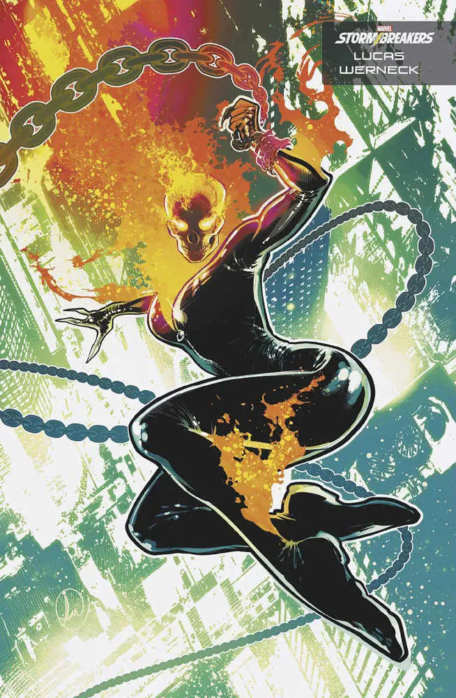 Superhero in black costume swinging on chain in Amazing Spider-Man #49 trading card