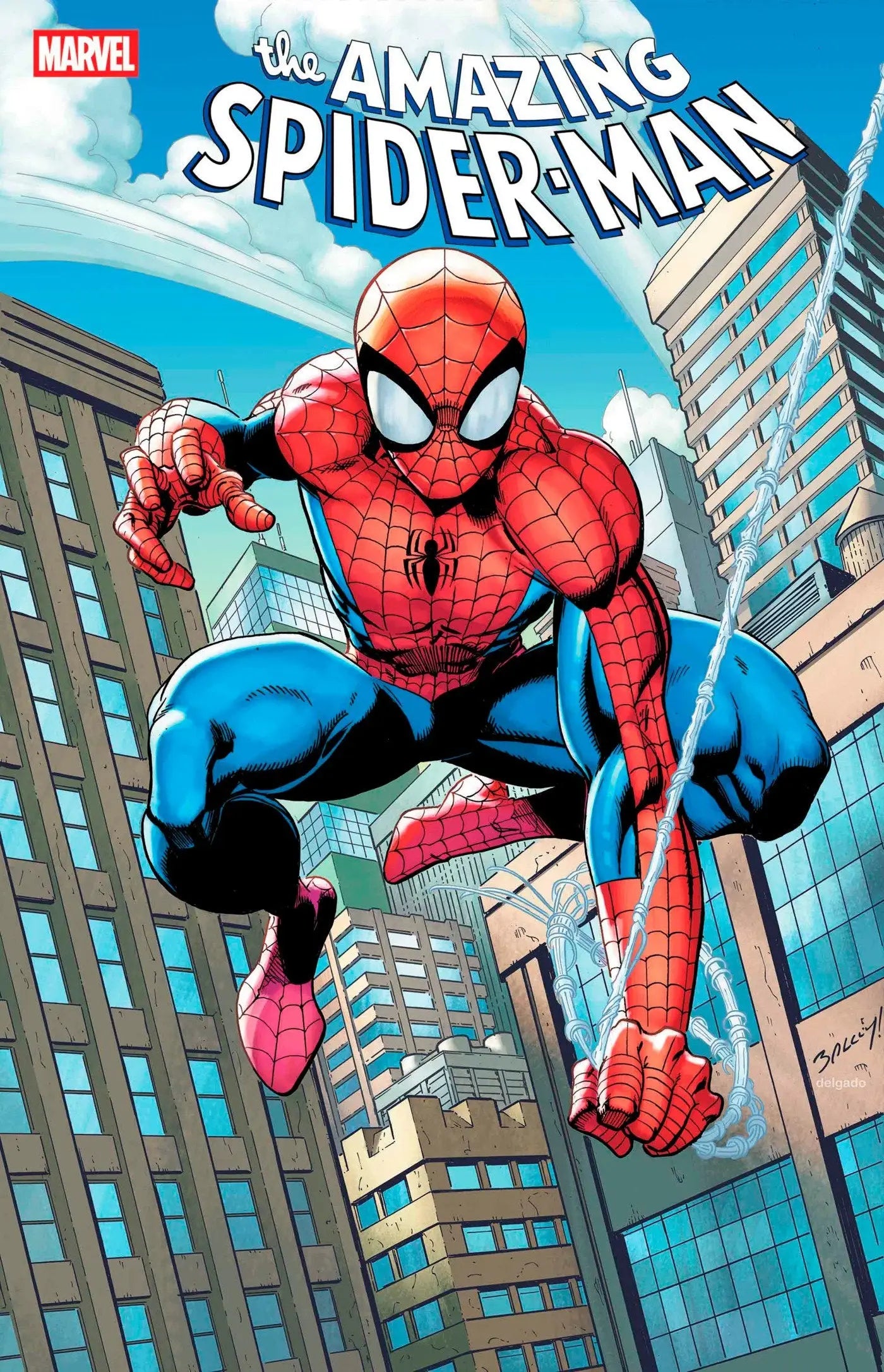 Spider-Man comic book cover featuring Amazing Spider-Man #6 Mark Bagley Variant artwork