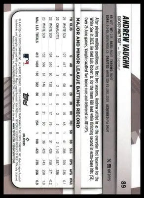 Andrew Vaughn 2024 Topps Big League #89 Chicago White Sox - Baseball Card Single