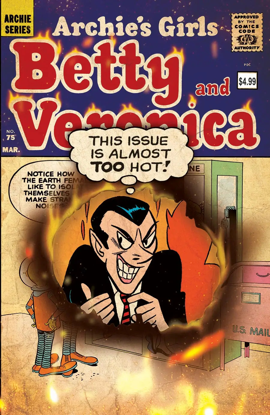 Archie Facsimile #7 Betty And Veronica #75 Cover B Bob White & Dan Decarlo Retro Art Variant - Back Issues