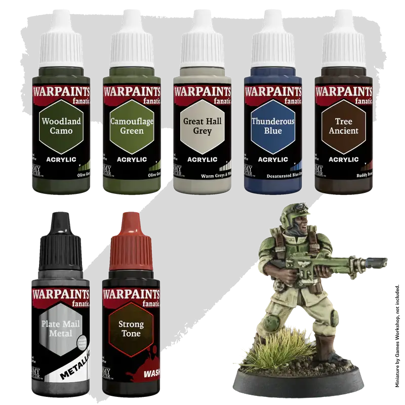 Army Painter Combat Se7ens: Field Gear Green - Other
