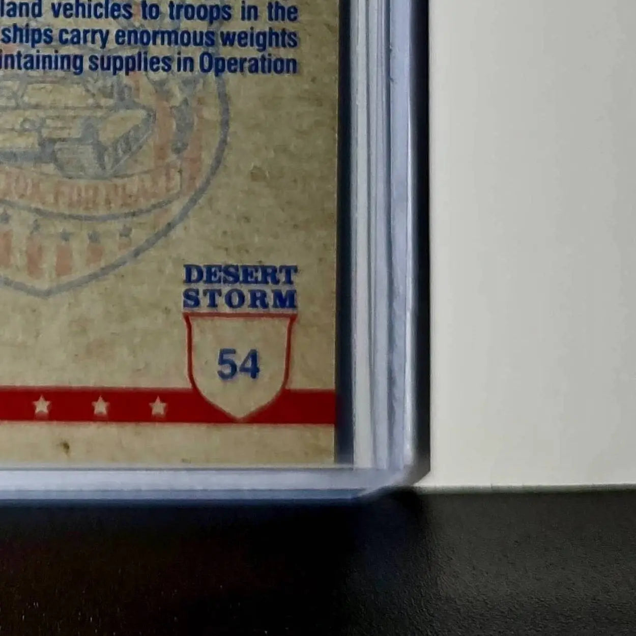 Army Supply Ship 1991 Topps Desert Storm #54 Card - Other