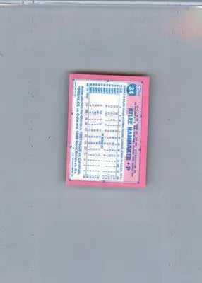 Atlee Hammaker - 1991 Topps Micro - #34 - Baseball - Baseball Card Single