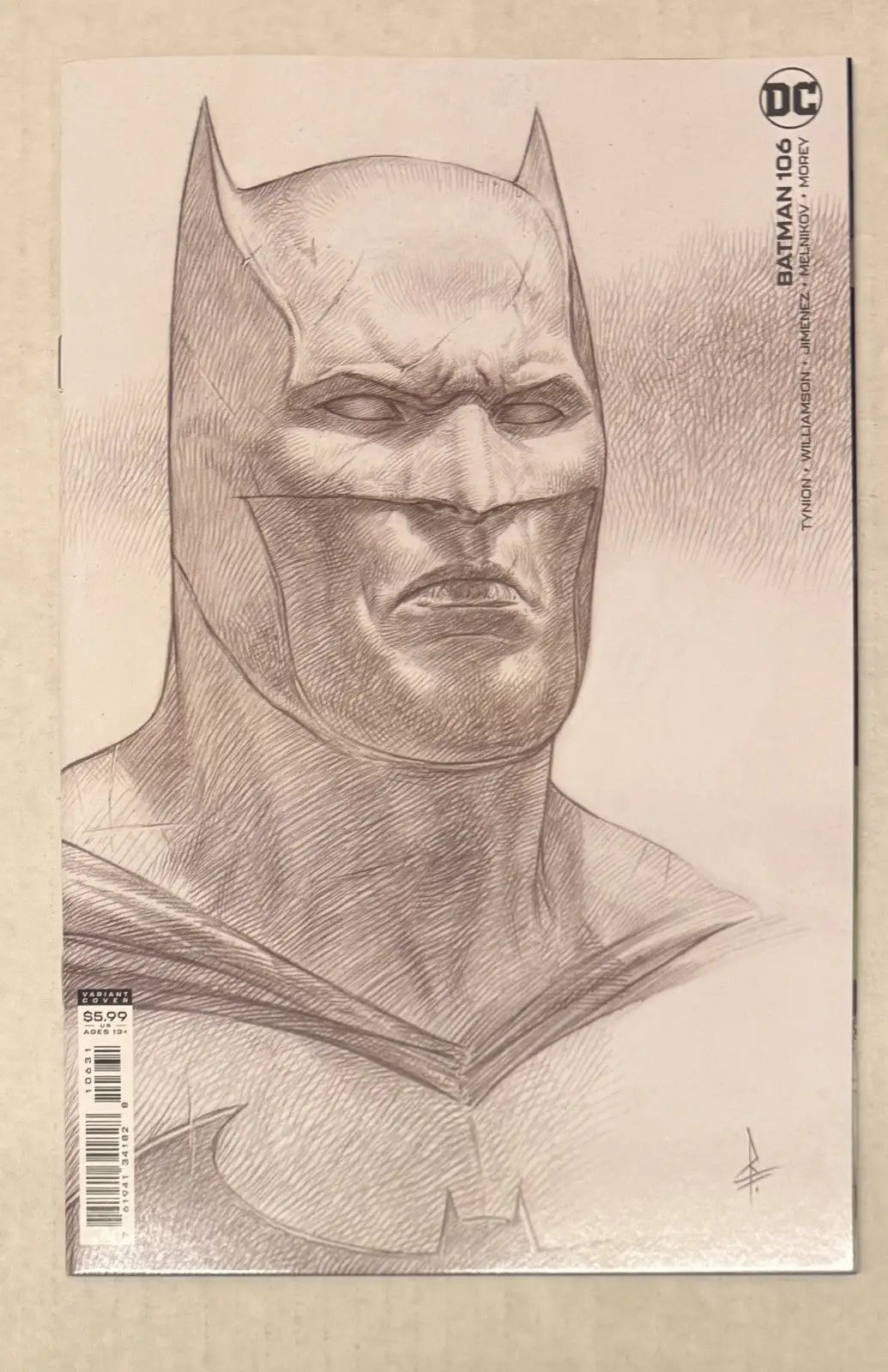Batman #106 Riccardo Federici Cardstock Variant Cover (DC Comics May 2021) - Comic Book