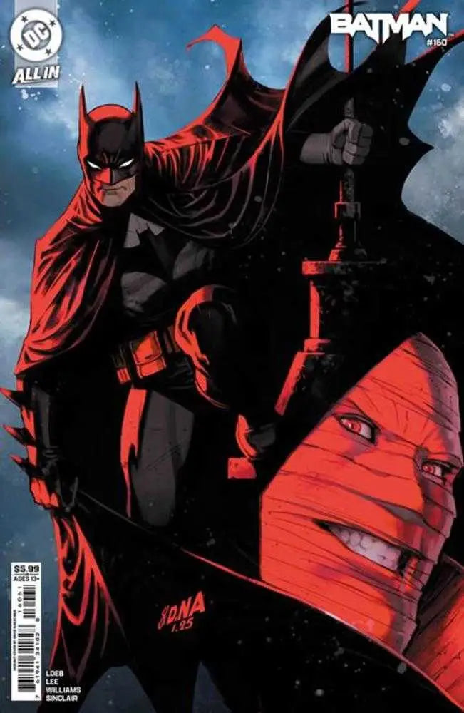 Batman #160 Cover D David Nakayama Card Stock Variant featuring Batman and bandaged villain