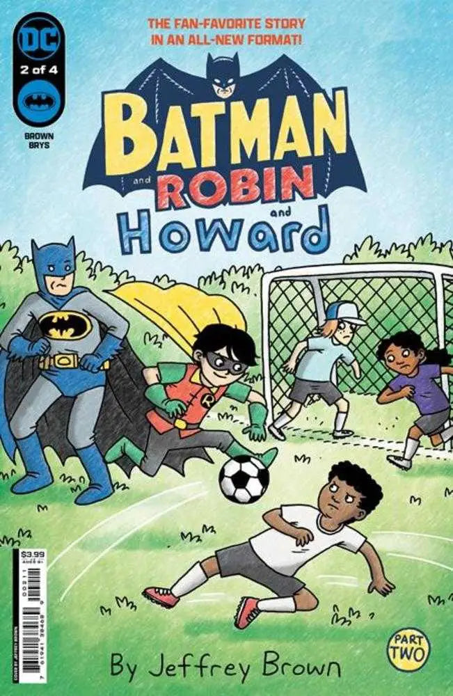Batman and Robin comic book cover from Batman And Robin And Howard #2 featuring a dynamic superhero scene