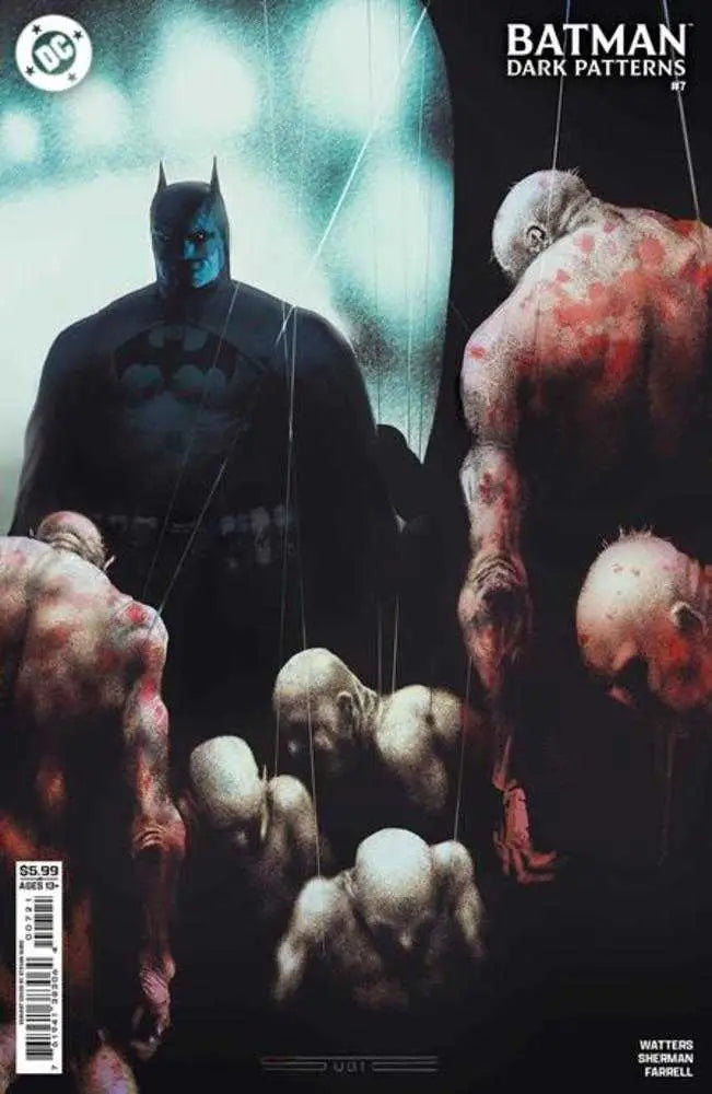 Batman Dark Patterns comic book cover B Stevan Subic variant featuring Batman Dark art style