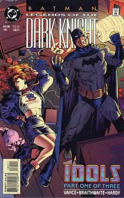 Batman comic book cover from Batman Legends of the Dark Knight 1996 #80 series