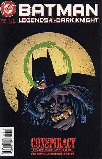 Batman comic book cover from Batman Legends of the Dark Knight 1996 issue 86