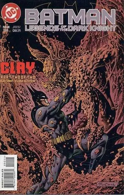 Batman comic book cover from Batman Legends of the Dark Knight 1997 #90 featuring the Dark Knight