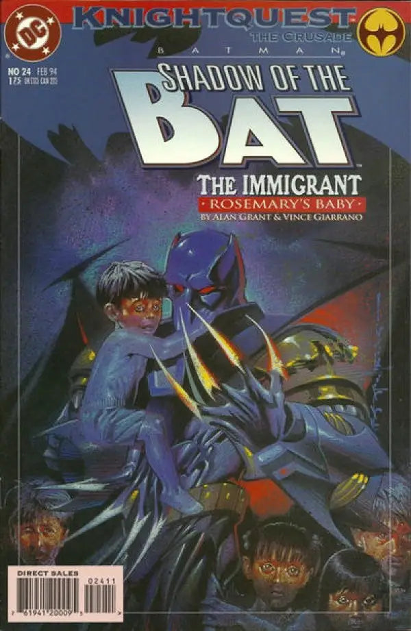 Batman comic book cover for Batman Shadow of the Bat 1994 issue 24