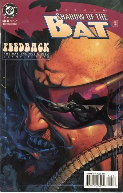 Batman Shadow of the Bat 1995 #42 comic book cover showing a terrifying rampage scene