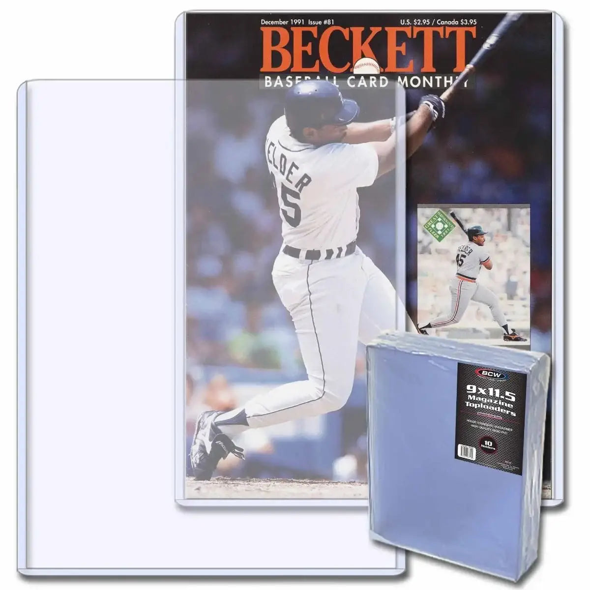 BCW Magazine Topload Holder - 5MM Opening 10 Pack - Comic Book Storage Supplies