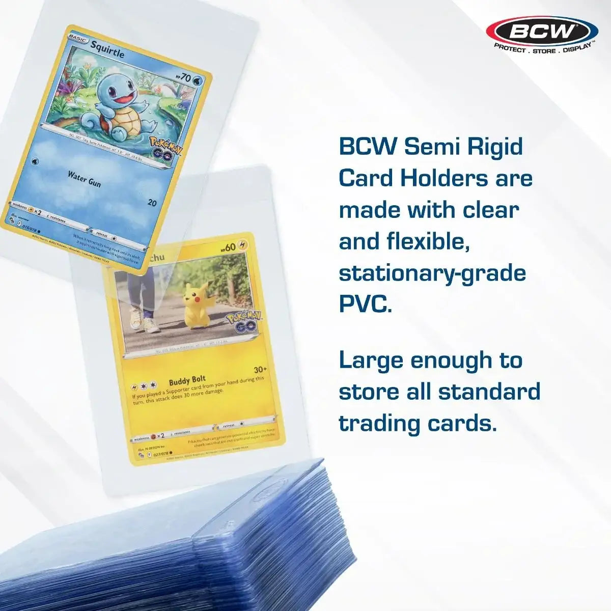 BCW Semi-Rigid Card Holder #1 - 200 Ct Box - Card Supplies