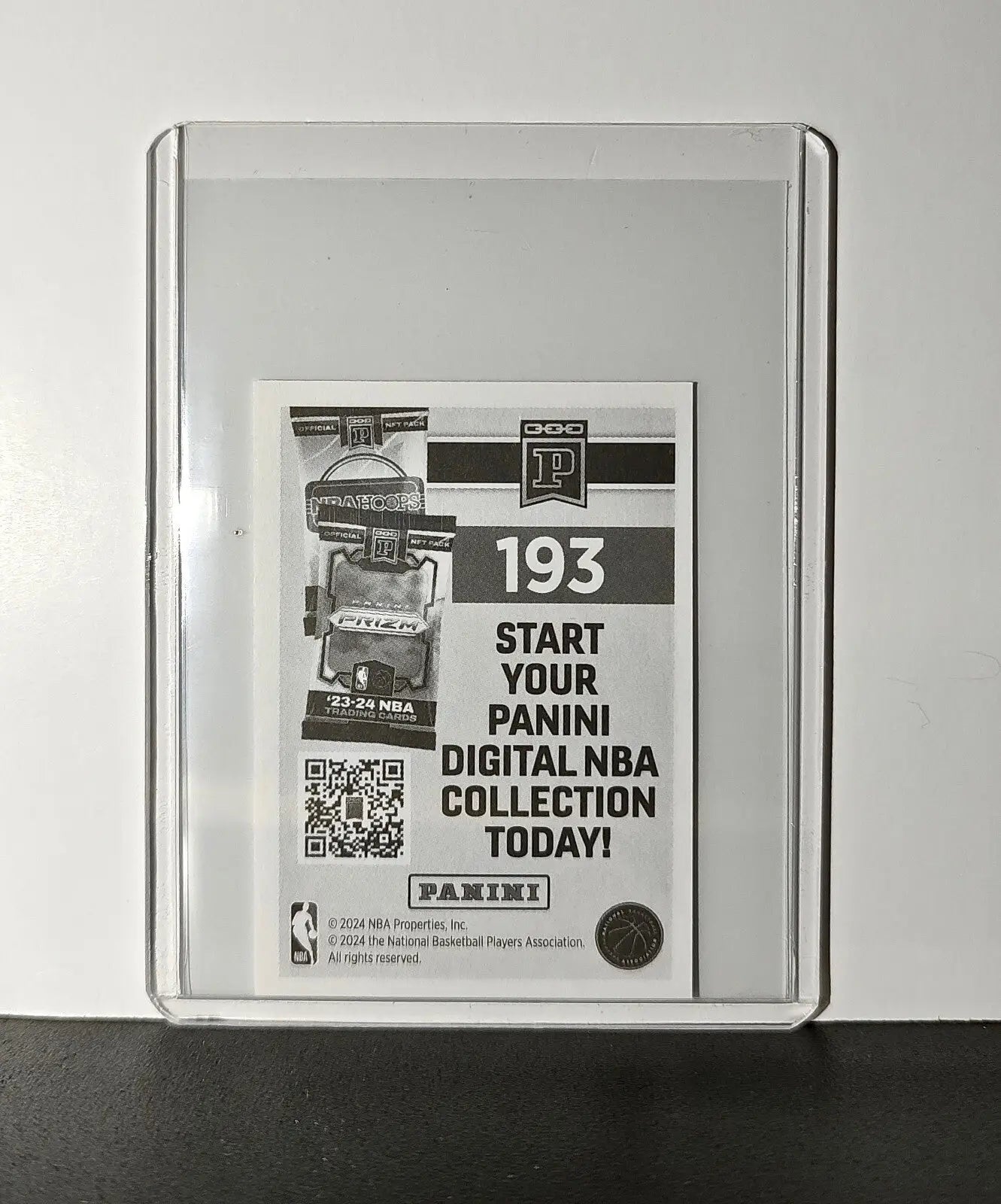 Bennedict Mathurin 2024-25 Panini NBA #193 Sticker Card Indiana Pacers