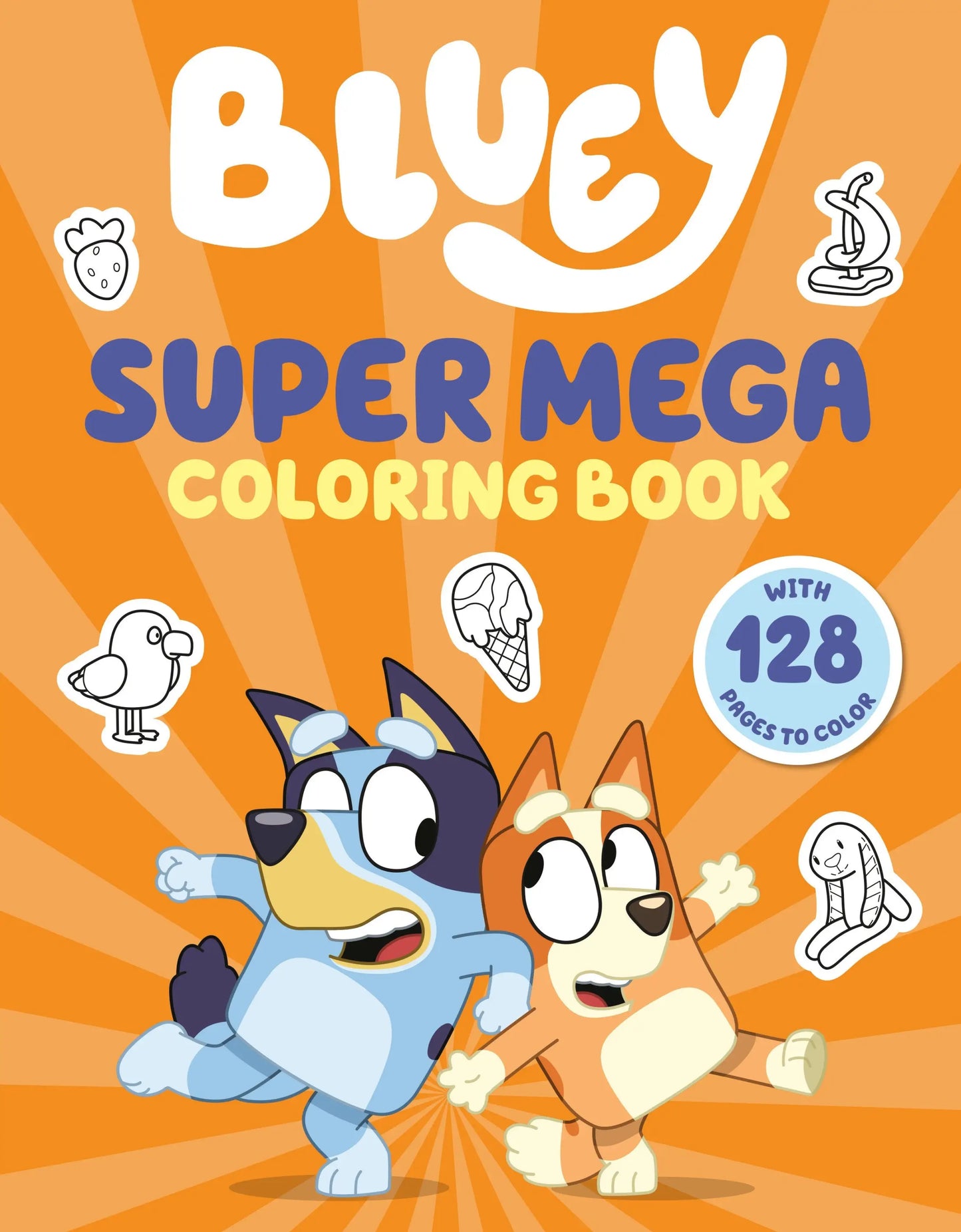 Bluey: Super Mega Coloring Book - General Merchandise
