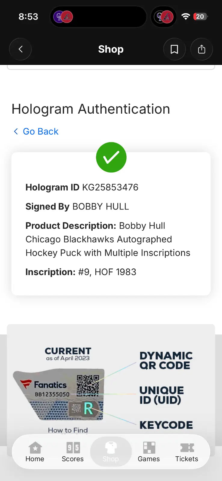 Bobby Hull Signed Chicago Blackhawks Puck #9 HOF 1983 Inscribed Fanatics COA - Sports Memorabilia
