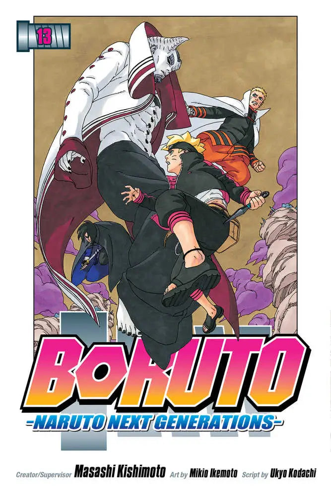 Boruto manga cover featuring Kashin Koji in true form, perfect for teen audiences
