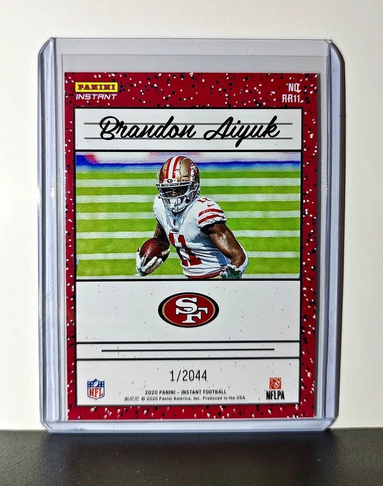 Brandon Aiyuk Rookie 2020 Panini NFL #11 Rated Rookie Card San Francisco 49ers