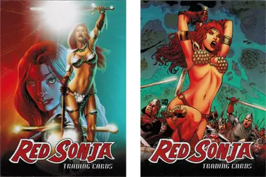 Breygent Dynamite Red Sonja 2012 Promo-1 and Promo-2 Promo Card Set - Other