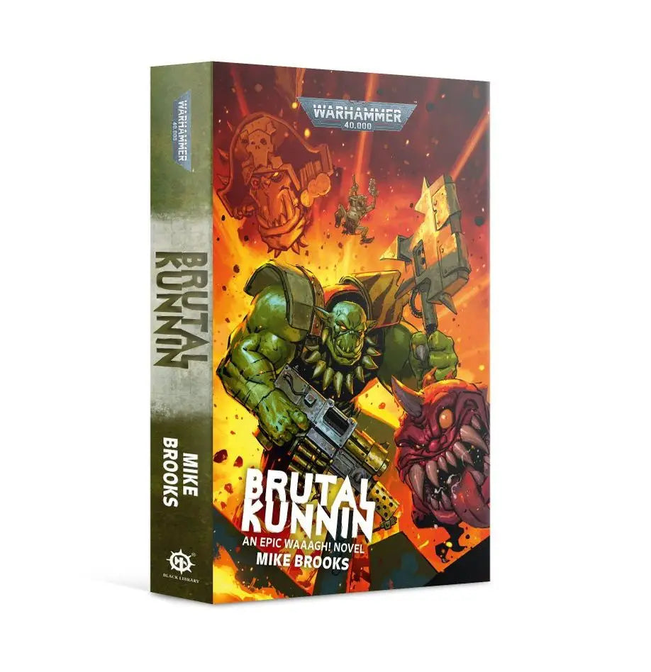 Warhammer 40,000 novel Brutal Kunnin featuring Kaptin Badrukk from Forge World