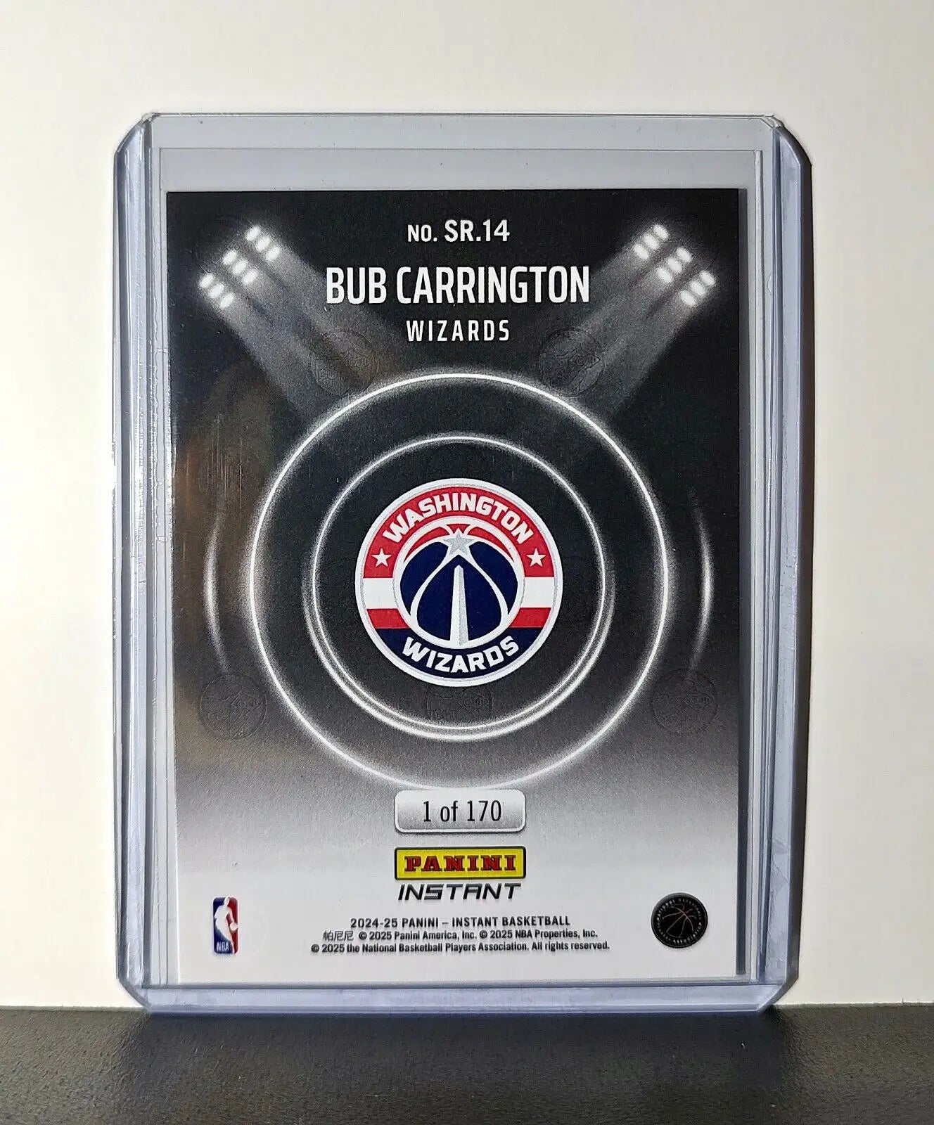 Bub Carrington Rookie 2024-25 Panini Spotlight Rookies NBA #14 Nuggets 1 of 170