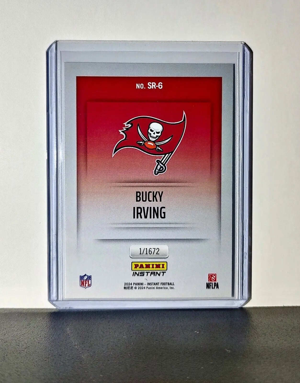 Bucky Irving 2024 Panini NFL Studio Rookies #6 Card Tampa Bay Buccaneers 1/1672 - Football Card Single