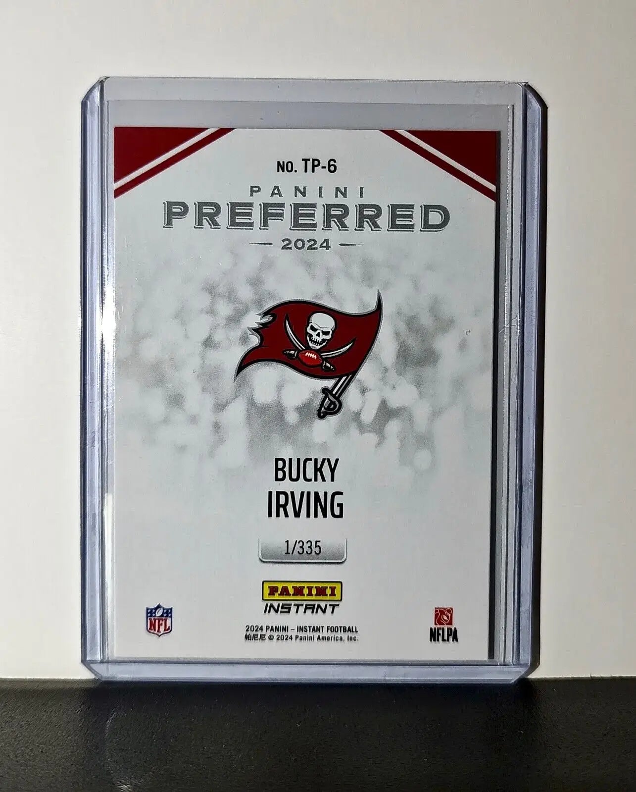 Bucky Irving 2024 Panini Preferred NFL #6 Rookie Card Buccaneers 1/335 - Football Card Single