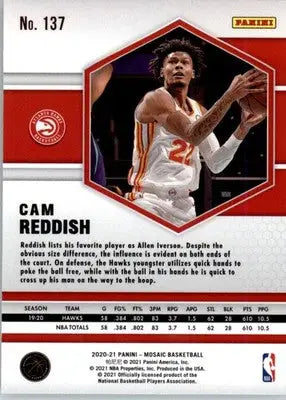 Cam Reddish - 2020-21 Panini Mosaic - #137 - Basketball - Basketball Card Single
