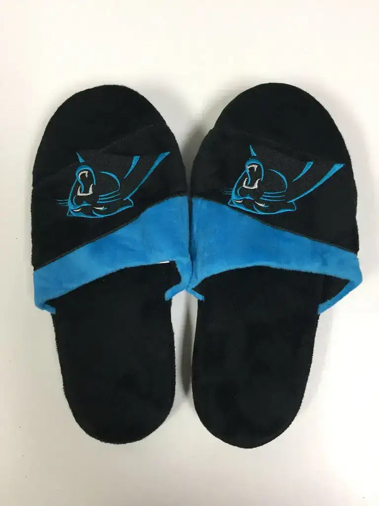 Carolina Panthers Mens Colorblock Slide Slippers - Apparel