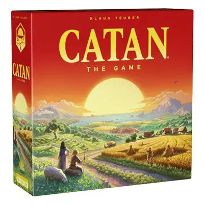 Red box for Catan The Game 6th Edition, perfect for nurturing trade relationships