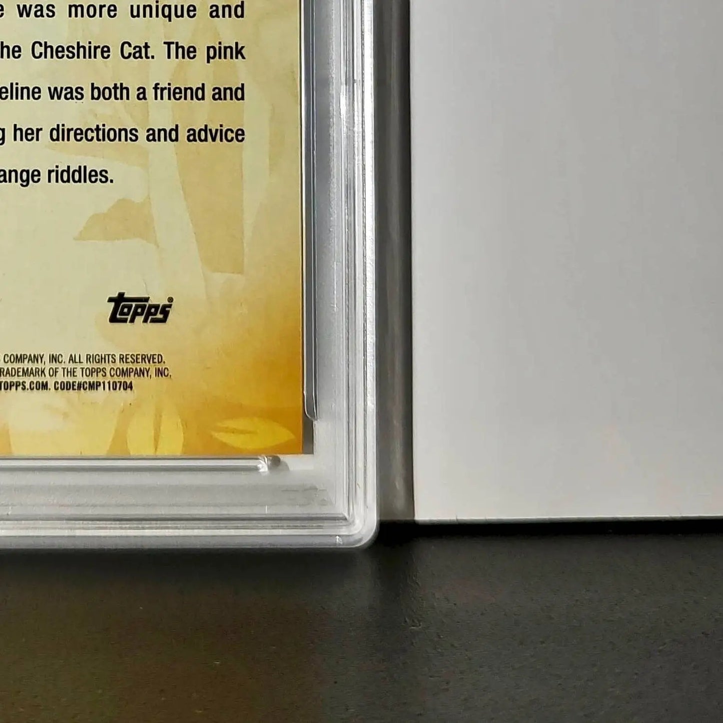 Cheshire Cat 2025 Topps Disney #FF-6 Furry Friends Card PSA 10 - Non-Sports Card Single