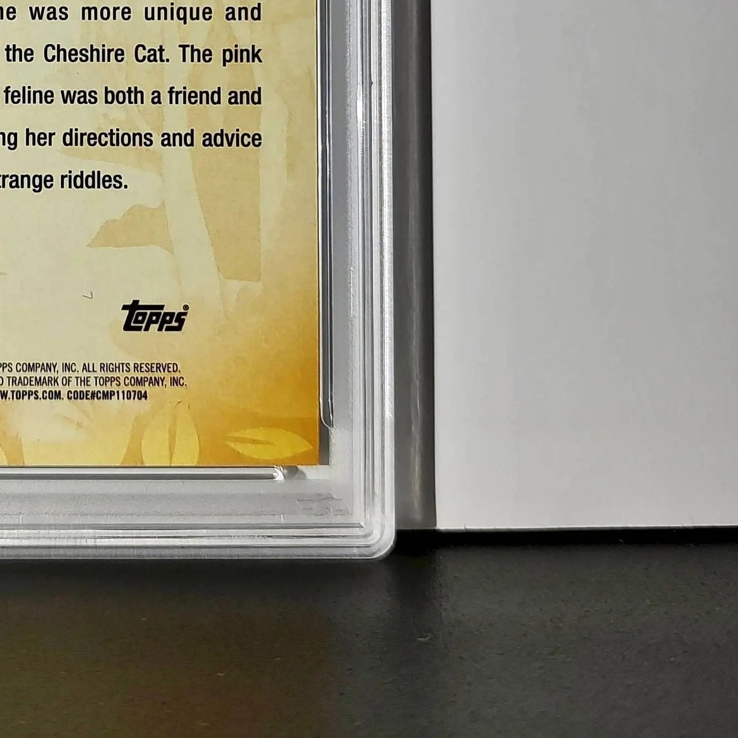 Cheshire Cat 2025 Topps Disney #FF-6 Furry Friends Card PSA 9 MT - Non-Sports Card Single